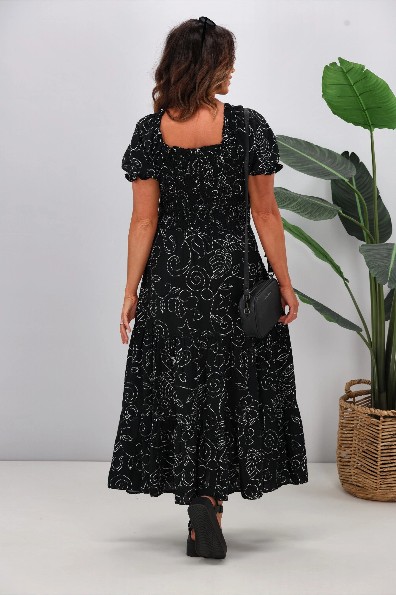 Dreamcatcher Terra Midi Dress Black