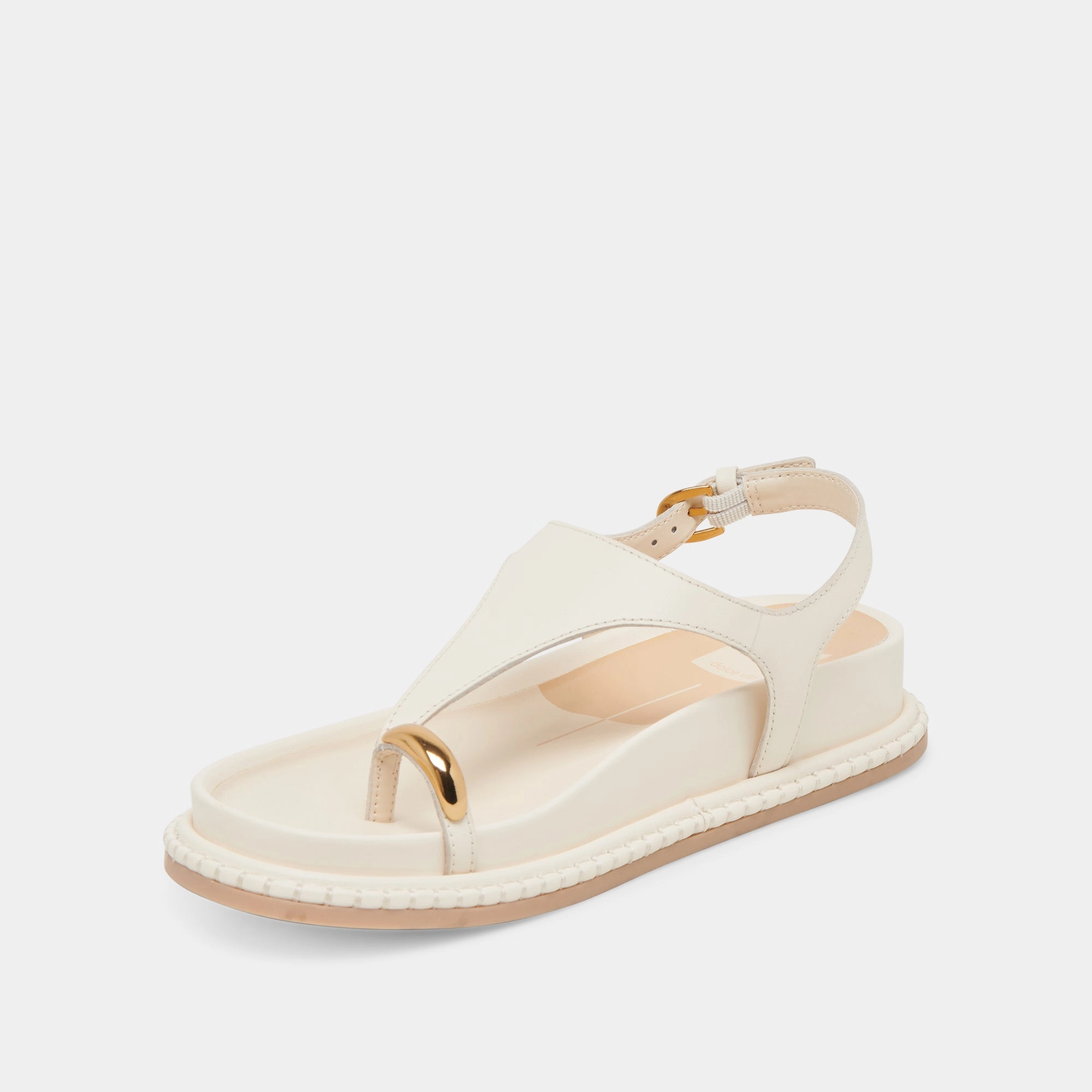 STEFAN SANDALS OFF WHITE LEATHER